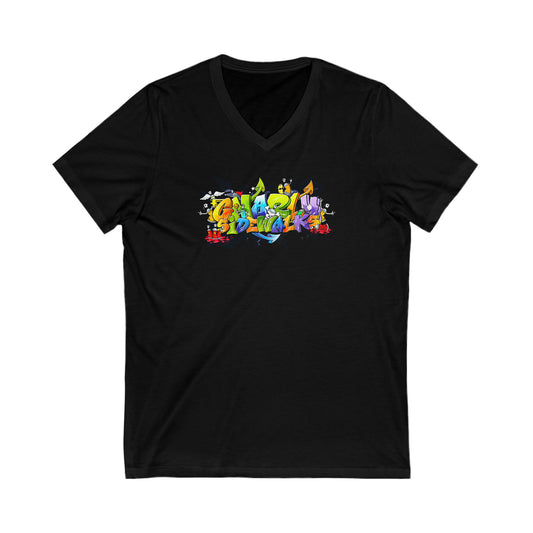 Gnarly Sidewalks - Graffiti -V-Neck Tee