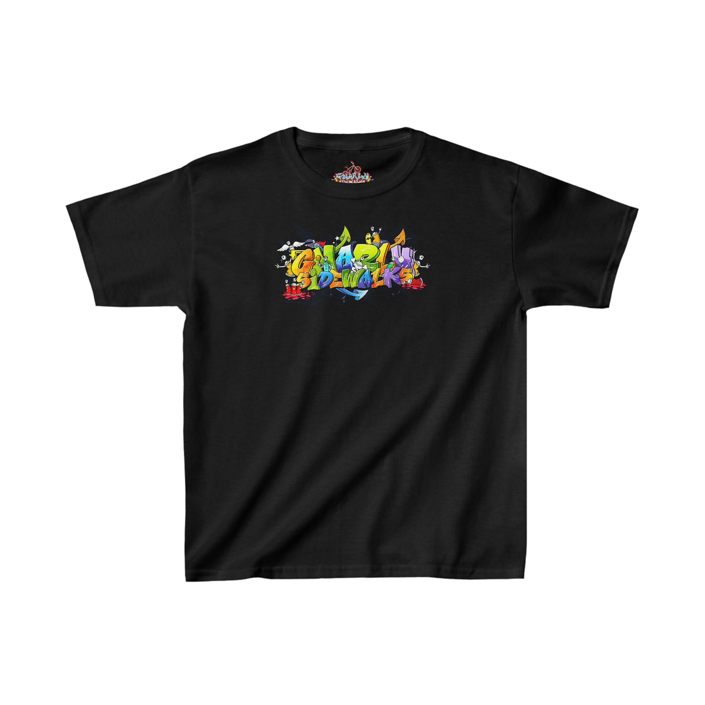 Gnarly Sidewalks - Graffiti Art - Kids Heavy Cotton™ Tee