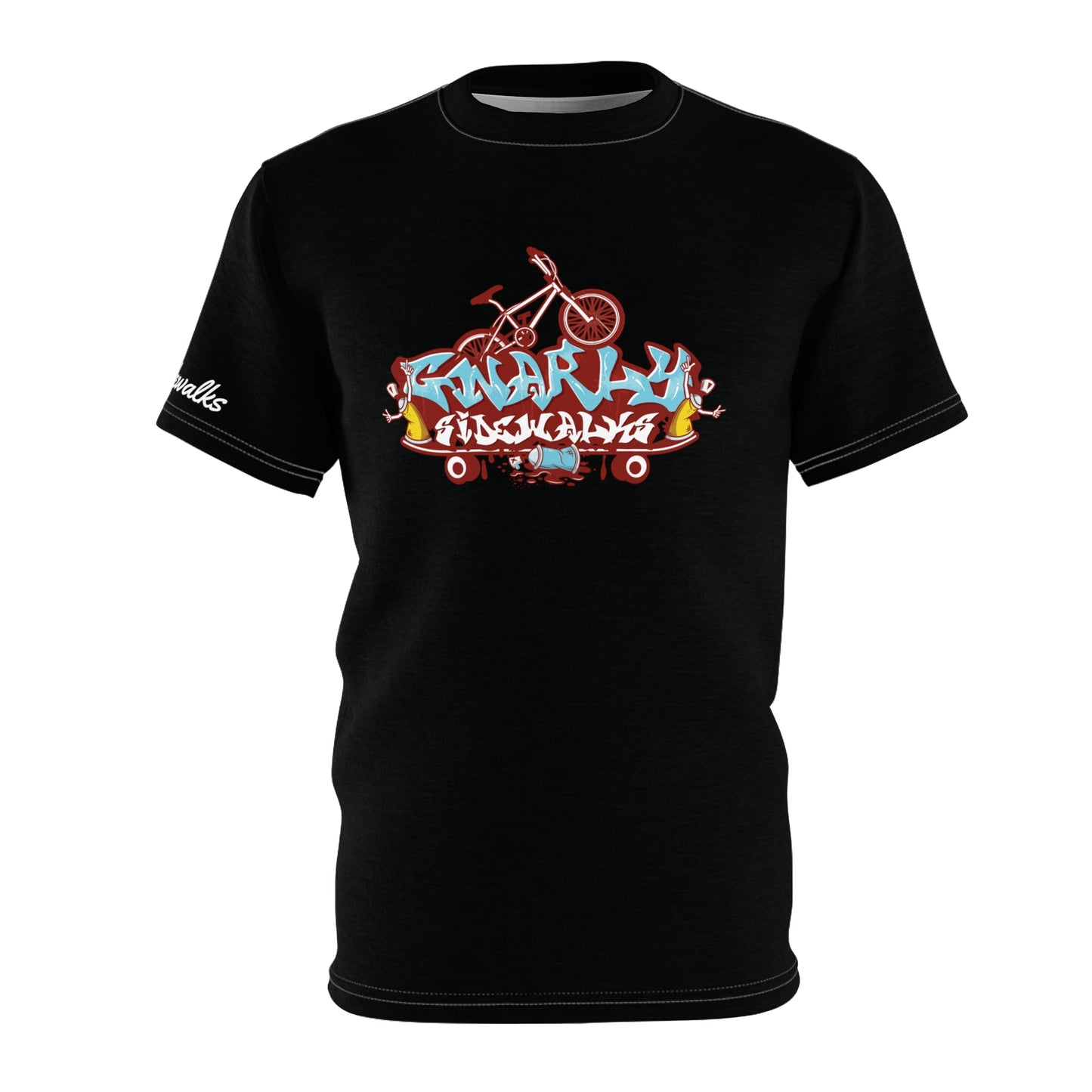 Gnarly Sidewalks - Black T-Shirt