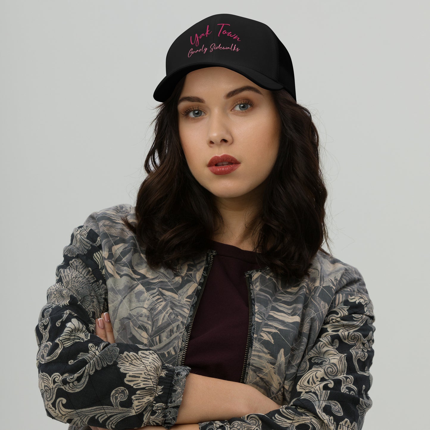 Yak Town Trucker Cap - Pink