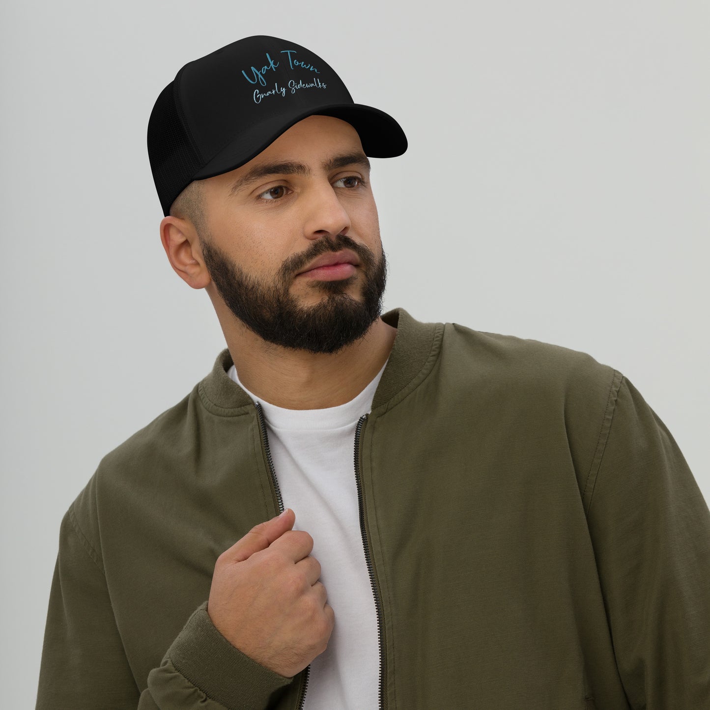 Yak Town Trucker Cap - Light  Blue