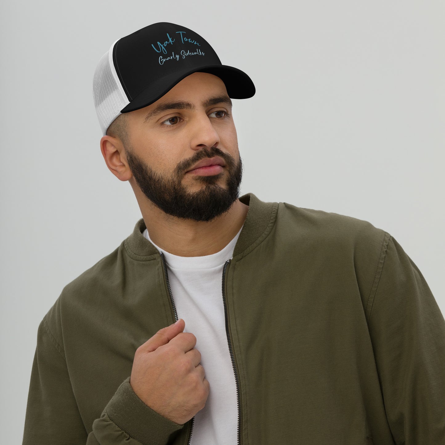 Yak Town Trucker Cap - Light  Blue