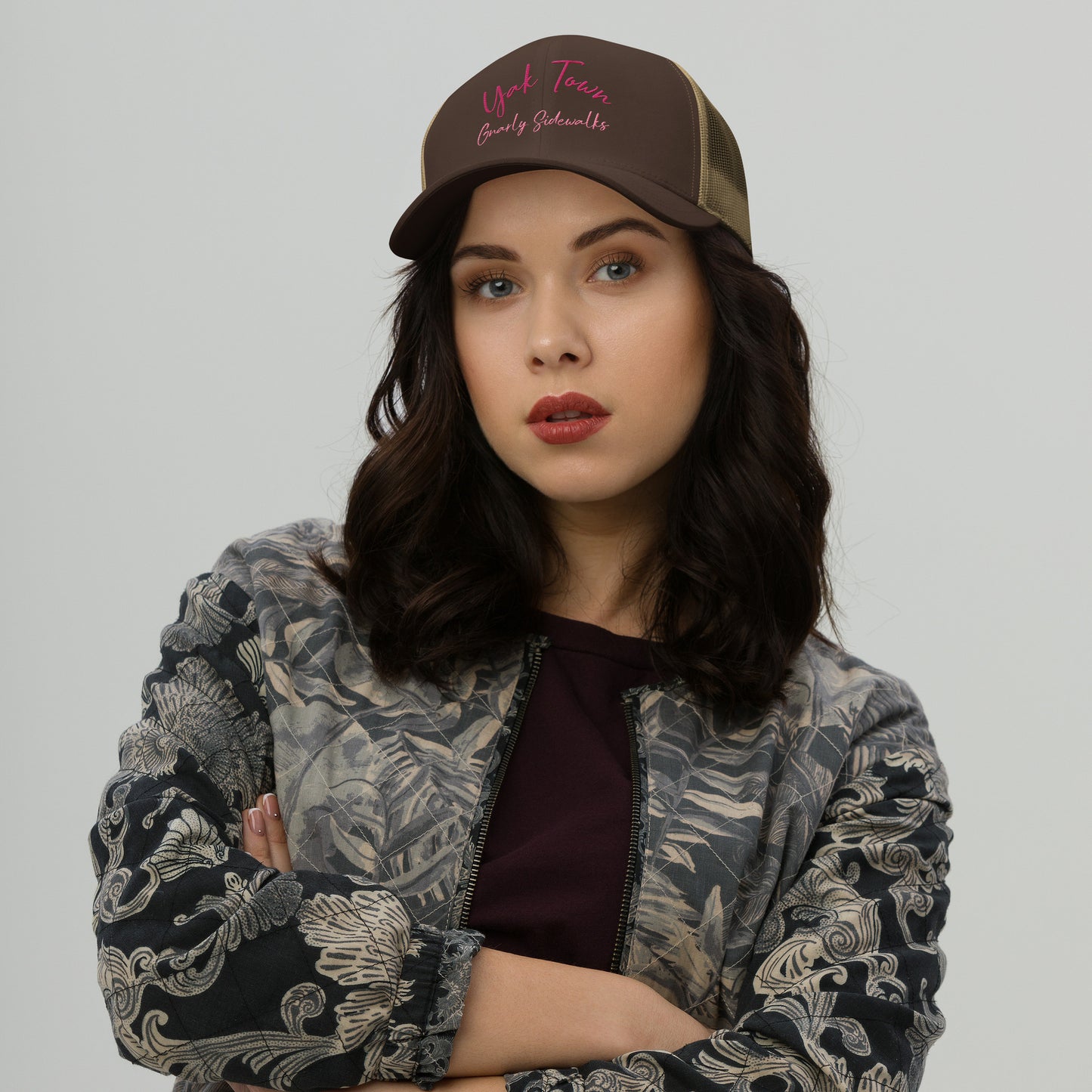 Yak Town Trucker Cap - Pink