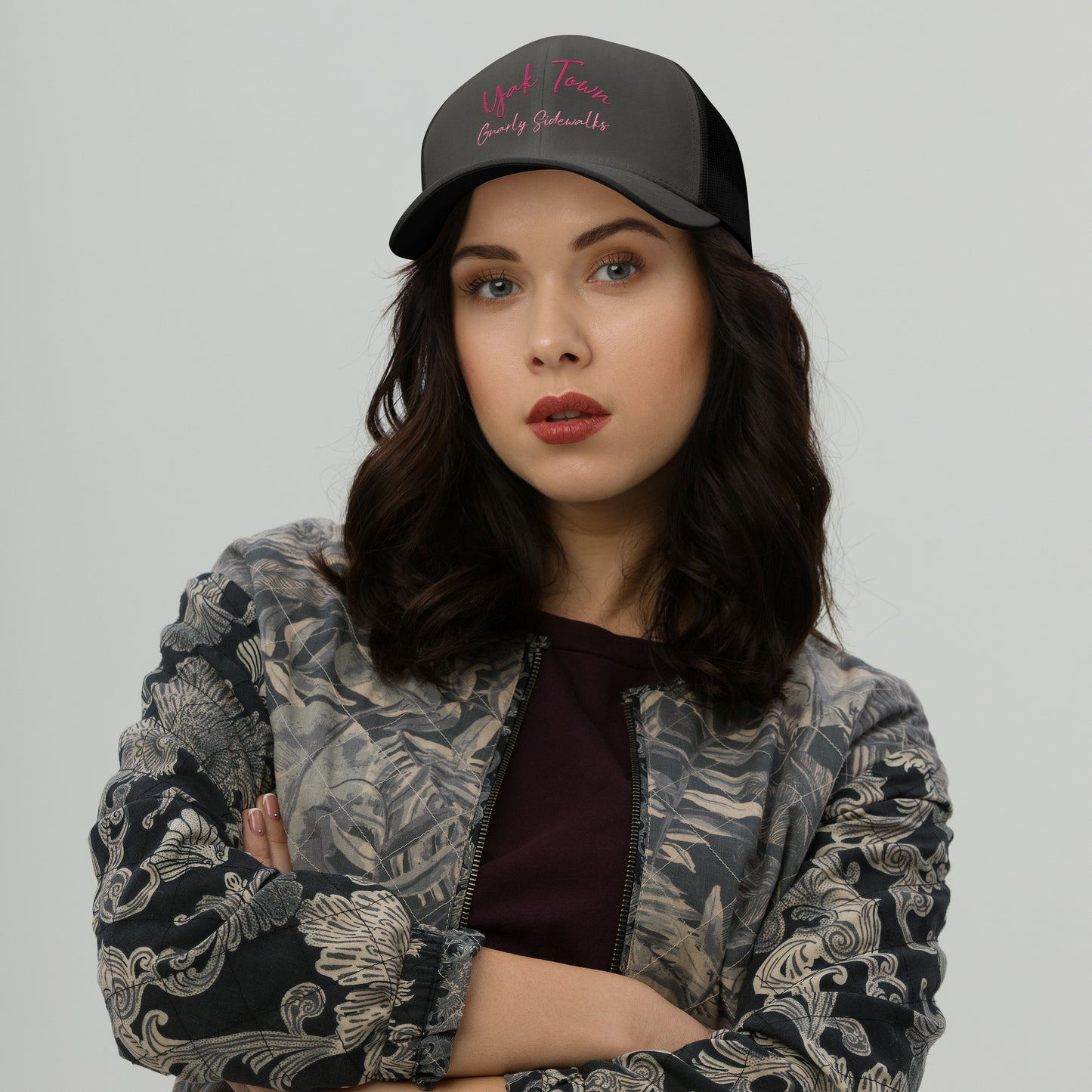 Yak Town Trucker Cap - Pink