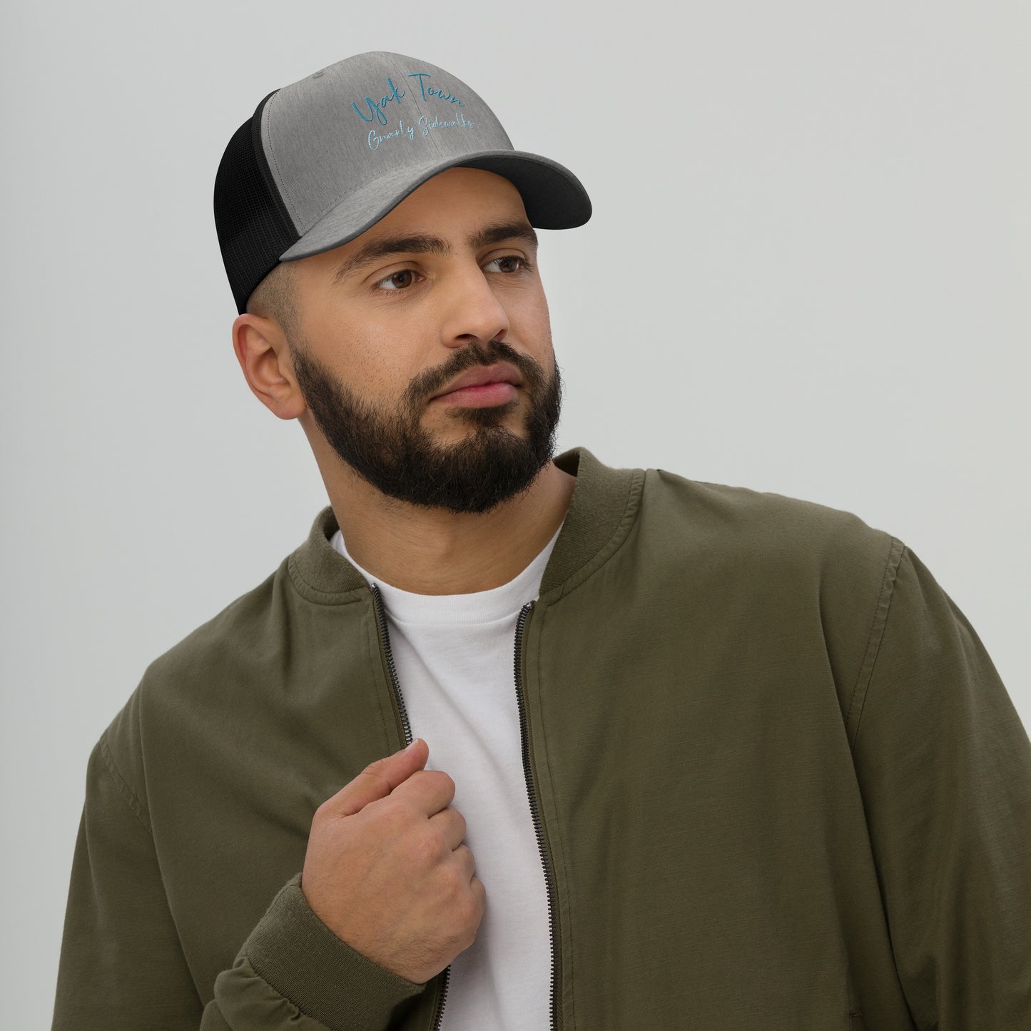 Yak Town Trucker Cap - Light  Blue