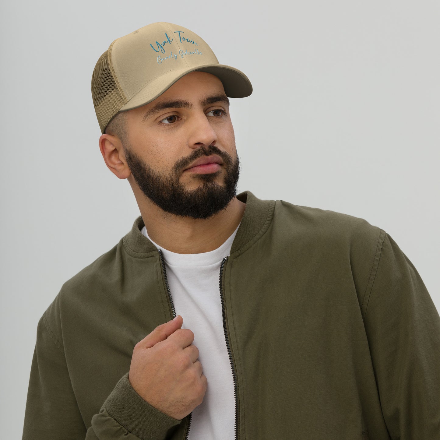 Yak Town Trucker Cap - Light  Blue