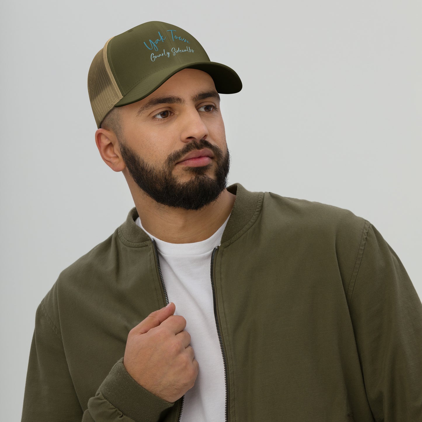 Yak Town Trucker Cap - Light  Blue