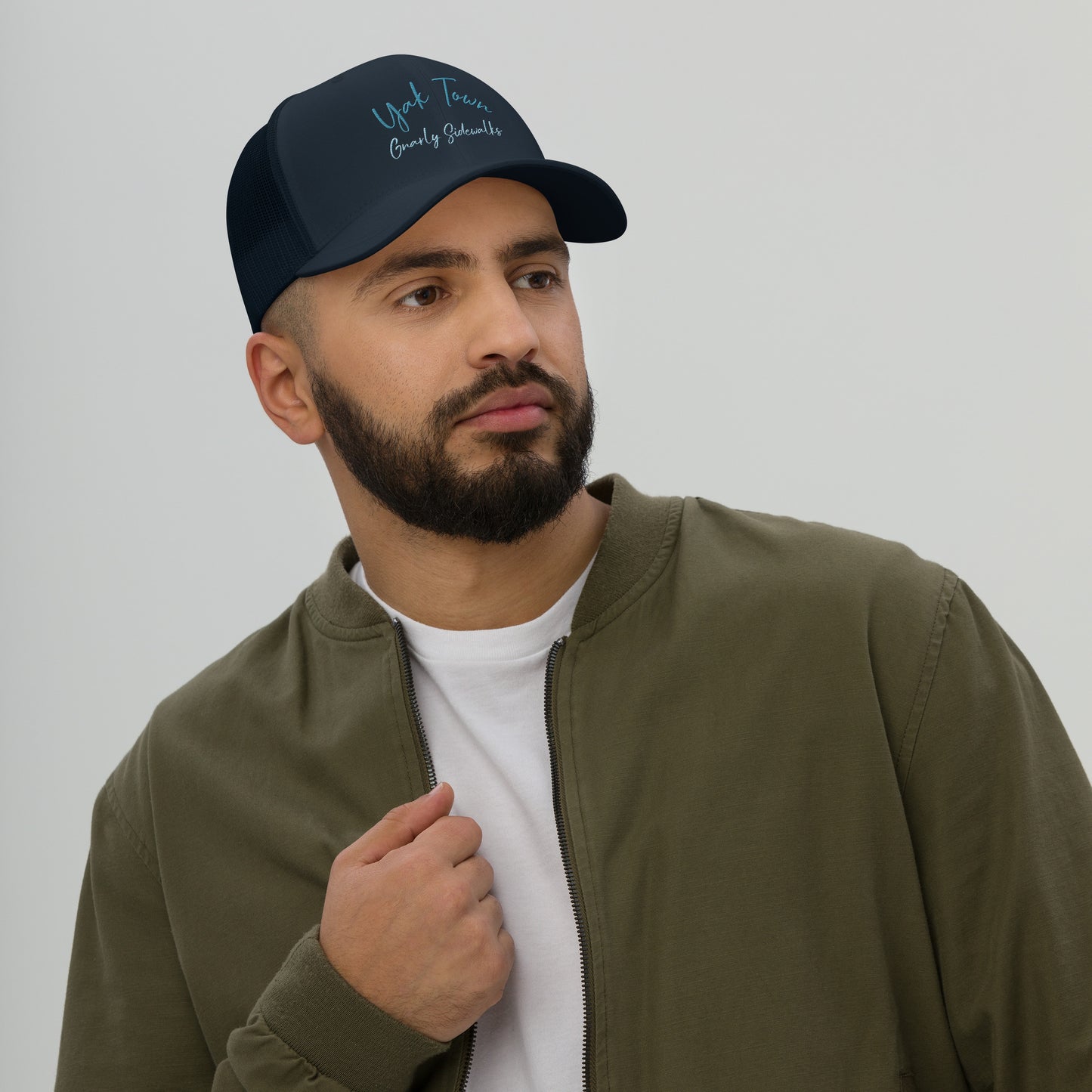 Yak Town Trucker Cap - Light  Blue
