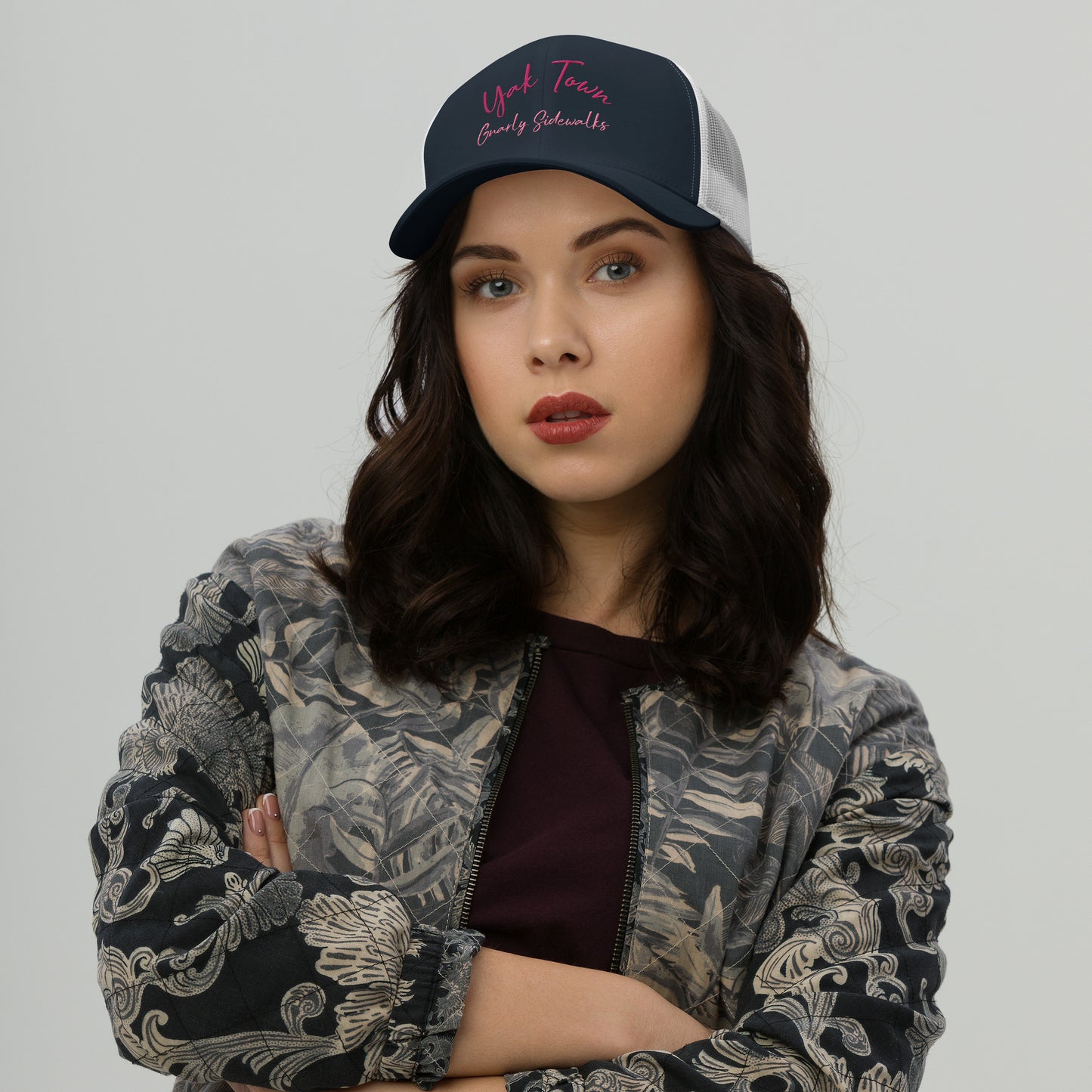 Yak Town Trucker Cap - Pink