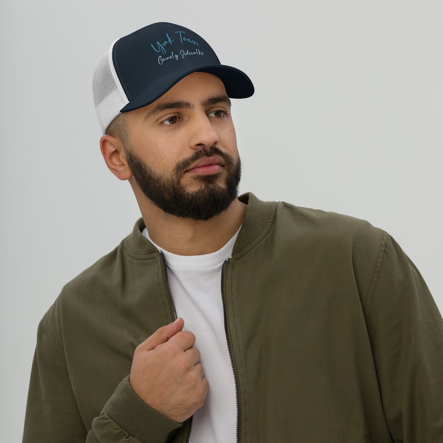 Yak Town Trucker Cap - Light  Blue