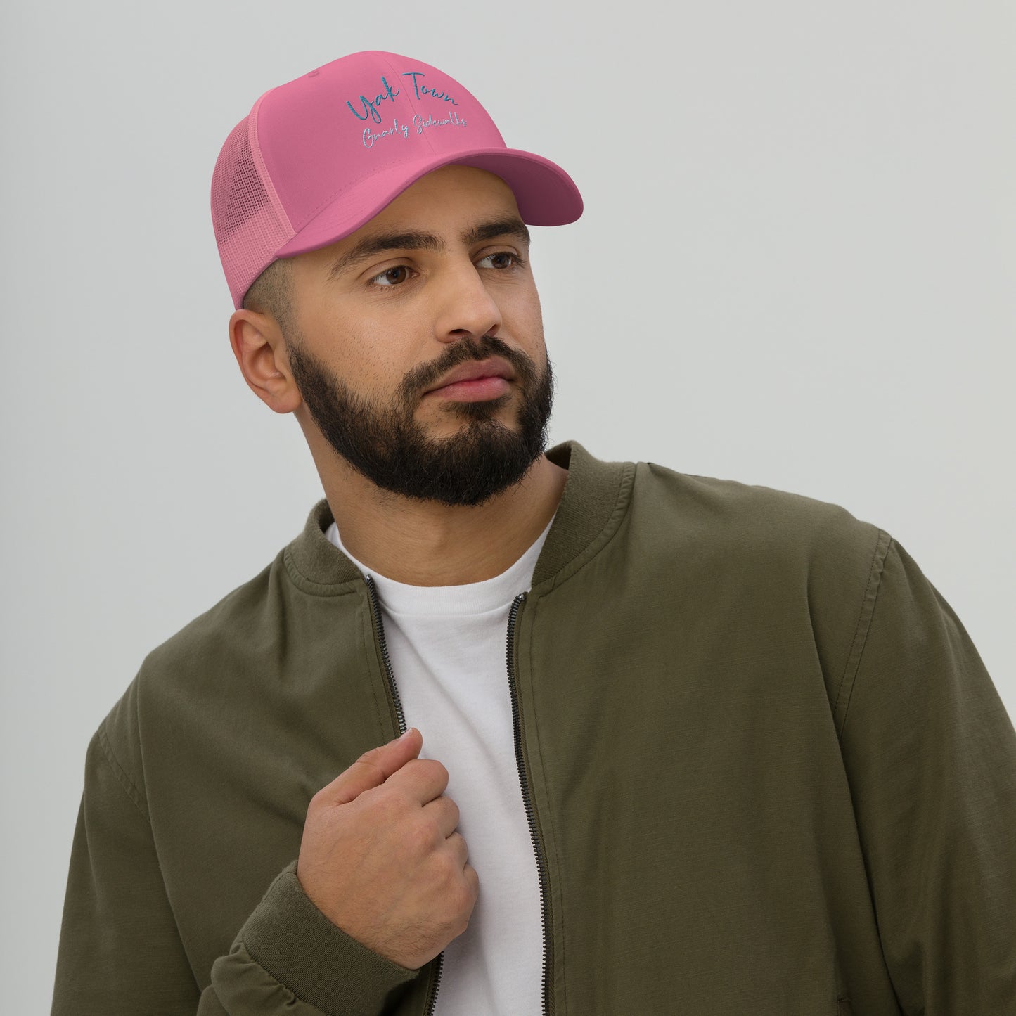 Yak Town Trucker Cap - Light  Blue