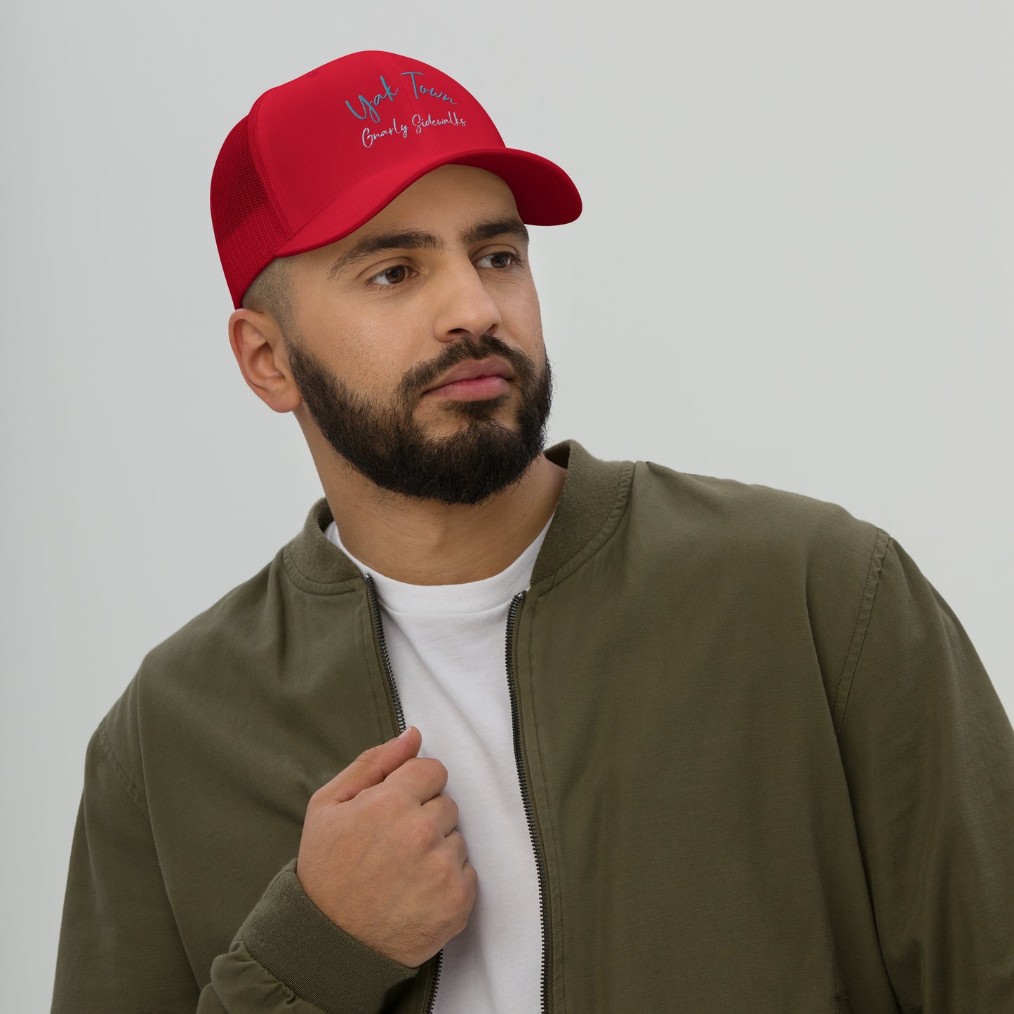 Yak Town Trucker Cap - Light  Blue
