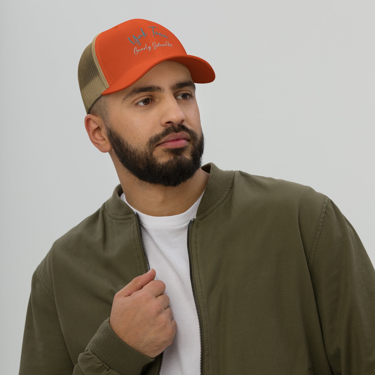 Yak Town Trucker Cap - Light  Blue