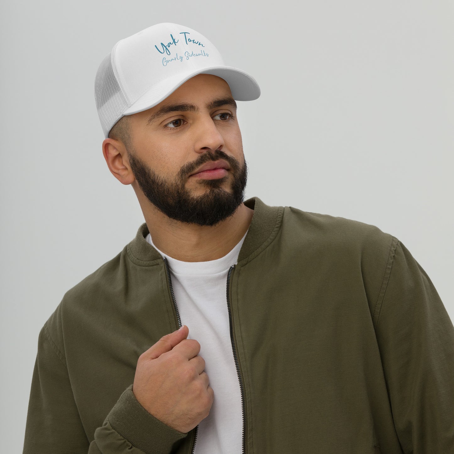 Yak Town Trucker Cap - Light  Blue